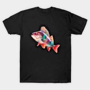 Colorful Cute Perch Fish T-Shirt